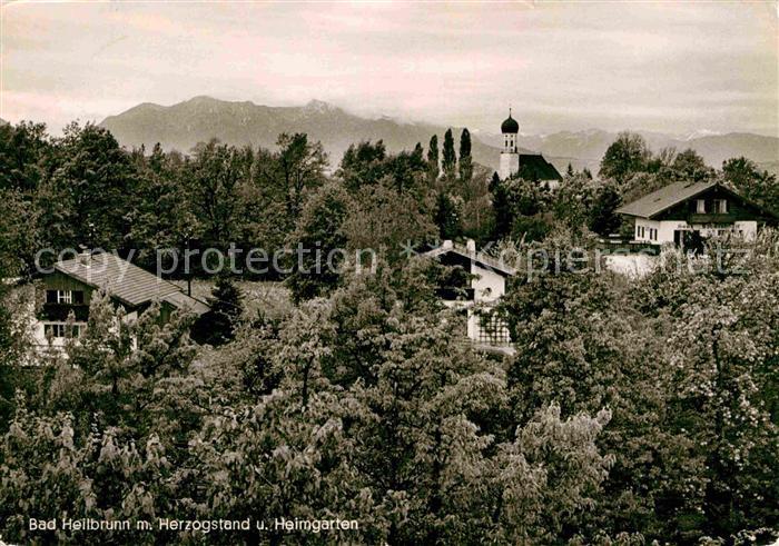 Bad Heilbrunn mit Herzogstand und Heimgarten