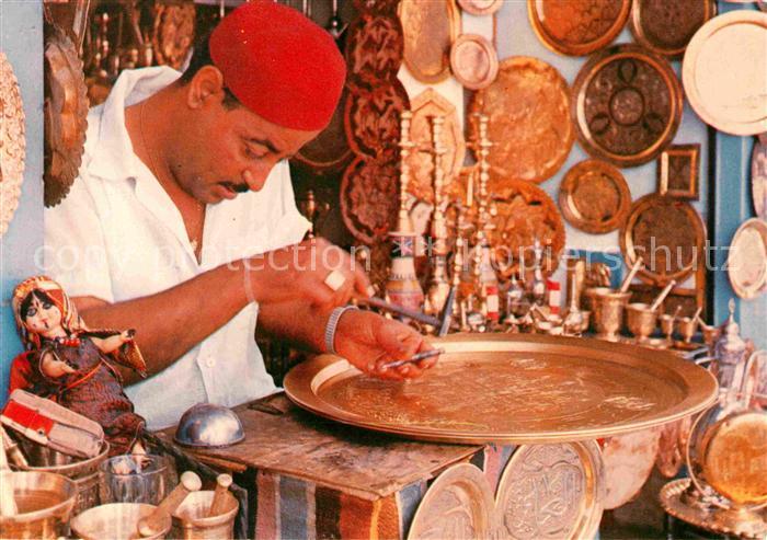 Tunis Souk Kupferstecher