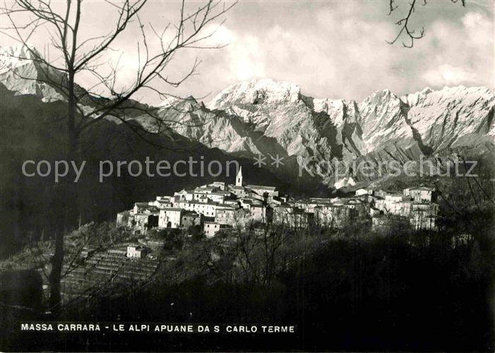 Massa Marittima Carrara Le Alpi Apuane da S Carlo Terme