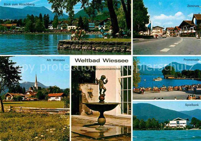 Bad Wiessee Zentrum Promenade Spielbank Alt-Wiessee Hirschberg