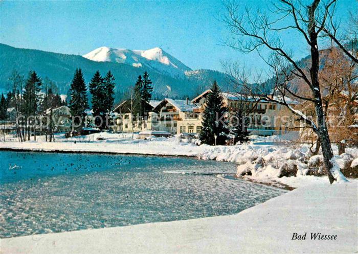 Bad Wiessee Partie am See im Winter