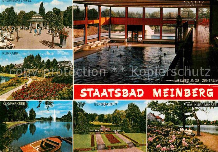 Bad Meinberg Bewegungszentrum Kurparksee Barggarten Kurpark Brunnentempel
