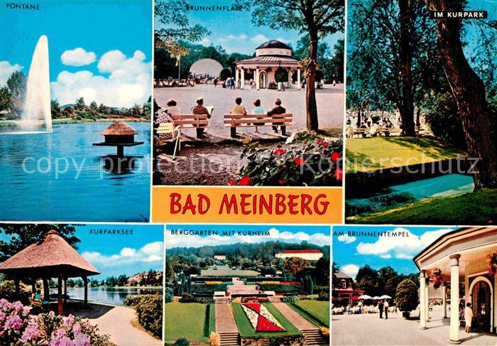 Bad Meinberg Kurpark Brunnenplatz Fontaene Kurparksee Berggarten