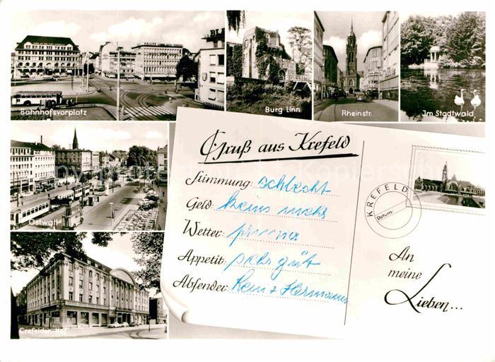 Krefeld Bahnhofsviertel Burg-Linn Stadtwald Rheinstrasse Ostwall