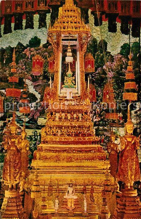 Bangkok Inside of the Emerald Buddha Temple