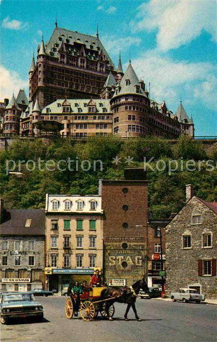 Quebec Ancien Hotel Chevalier Musee historique Hotel Chateau Frontenac