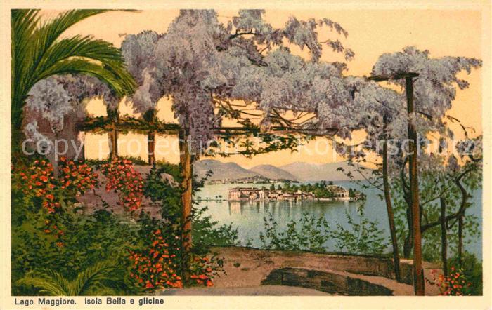 Isola Bella Lago Maggiore e glicine