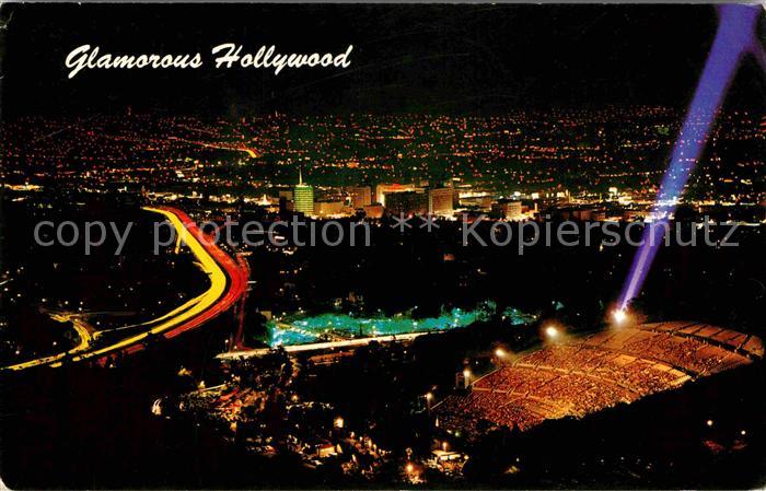 Hollywood California Glamorous City at night
