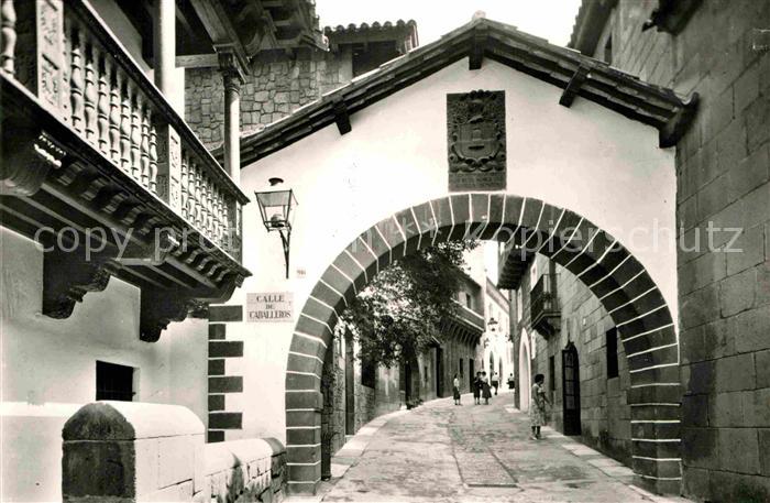 Barcelona Cataluna Pueblo Espanol Arco de Maya Principe de Tiana