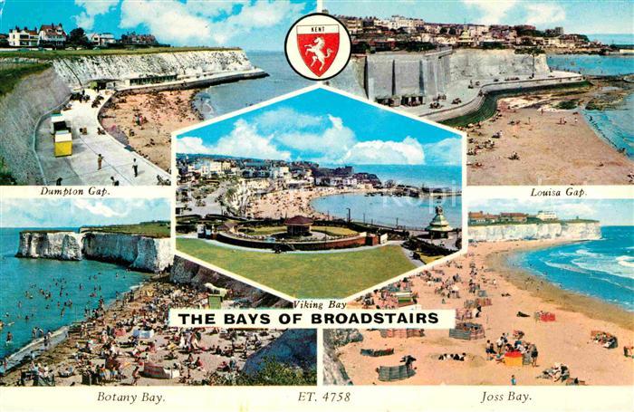 Broadstairs Dumpton Gap. Louisa Gap. Viking Bay Botany Bay Joss Bay