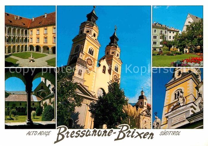 Brixen Suedtirol Alte Feste Dom Rathausplatz Kreuzgang Dom