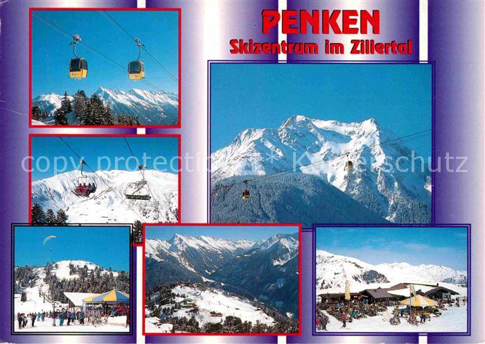 Mayrhofen Zillertal Skizentrum Penken Wintersportplatz Zillertaler Alpen