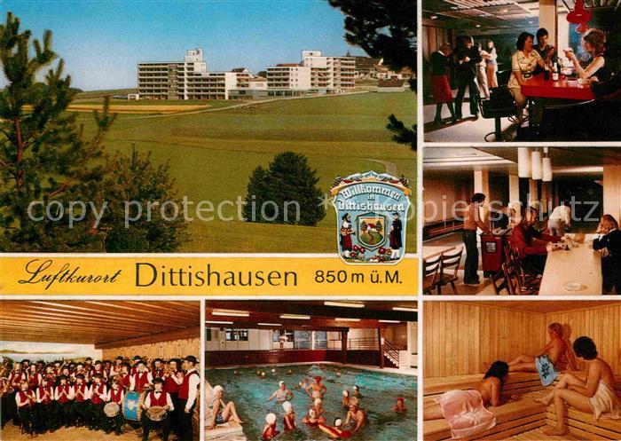 Dittishausen Luftkurort Schwarzwald Kurhotel Tanzbar Kegelbahn Sauna Hallenbad M