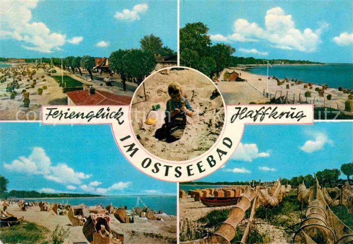 Sierksdorf Ostseebad Strand Promenade Fischernetze