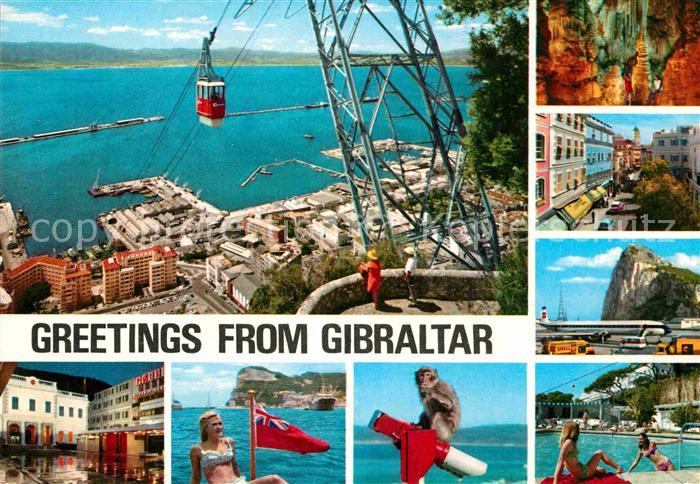 La Linea Cadiz Andalucia ES Hafen Meerenge Gibraltar Tropfsteinhoehle Innenstadt