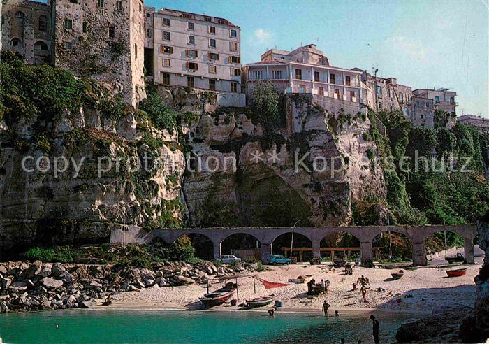 Tropea Spiaggetta del mare Piccolo Strand