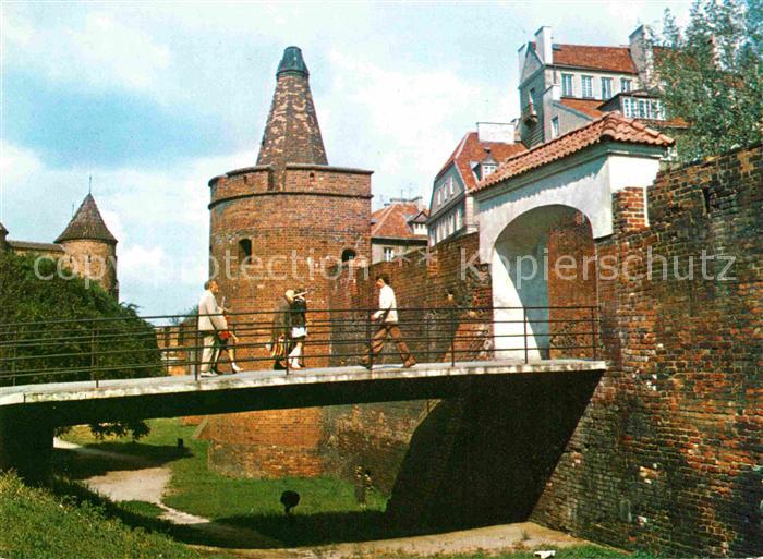 Warszawa Mury staromiejskie Altstadtmauern