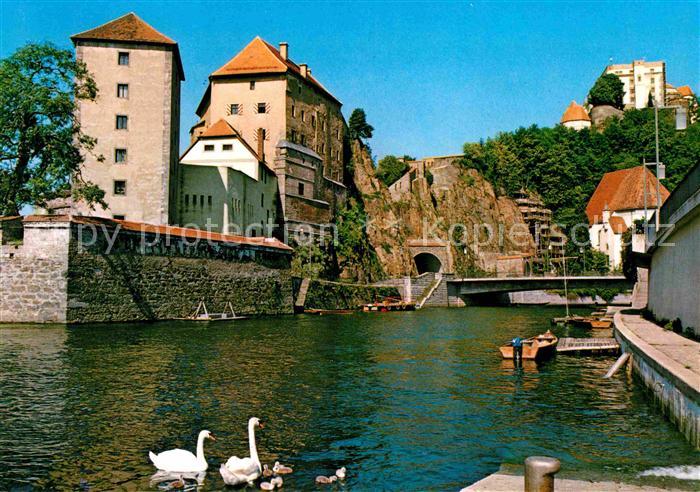 PAssAU Bayern Dreifluessestadt Ilzstadt mit Niederhaus Oberhaus St Salvator Schw