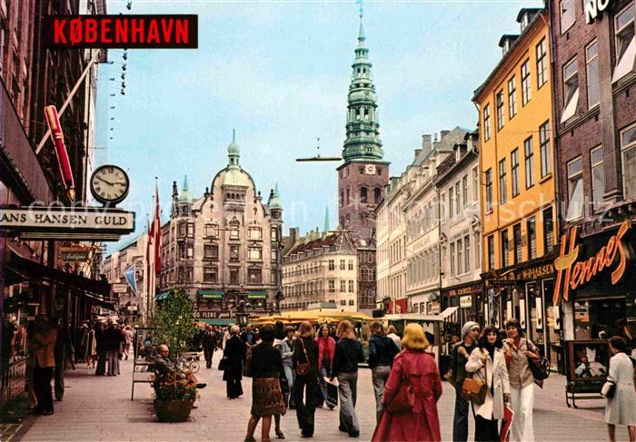 Kopenhagen Stroget Fussgaengerzone