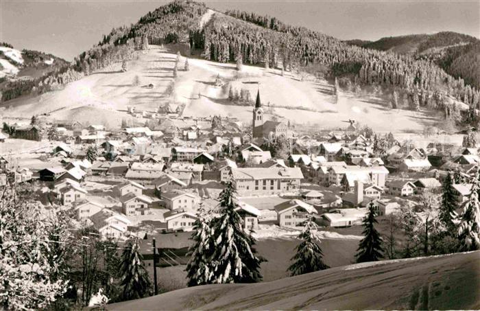 Oberstaufen Oberallgaeu Bayern Salmaser Hoehe