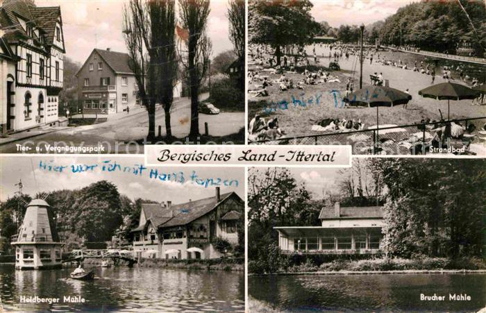 Solingen Ittertal Strandbad Brucher Muehle Heidberger Muehle