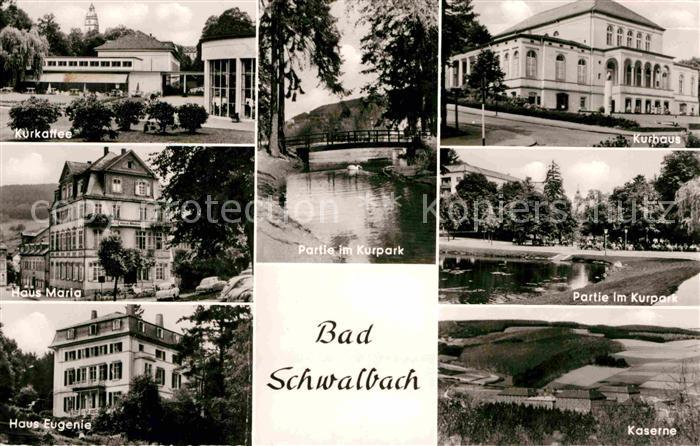 Bad Schwalbach Kurpark Kaserne Kurhaus Haus Maria