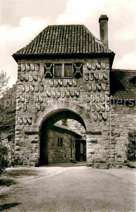 Weinheim Bergstrasse Wachenburg Wappentor