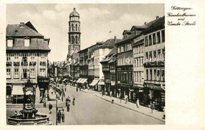 Goettingen Niedersachsen Gaenselieselbrunnen