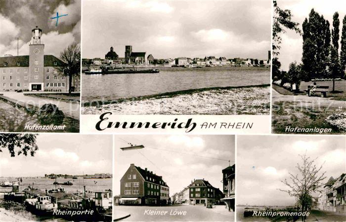 Emmerich Rhein Hafenanlagen Rheinpromenade Hafenzollamt