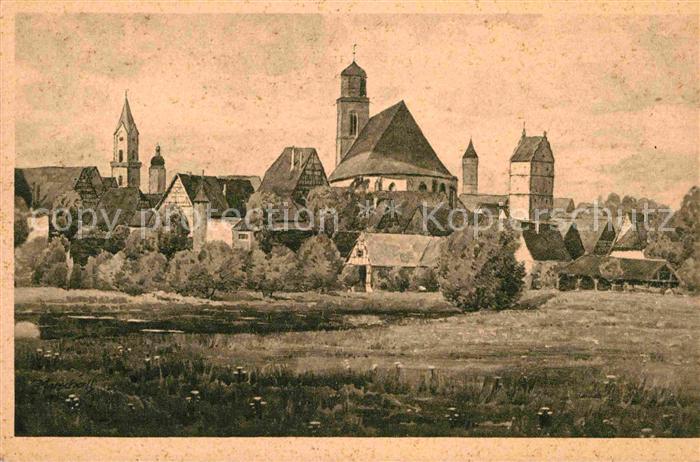 Dinkelsbuehl Teilansicht