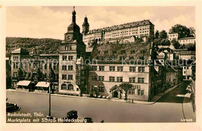 Rudolstadt Marktplatz Schloss Heidecksburg