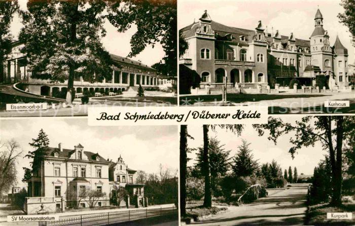 Bad Schmiedeberg Eisenmoorbad Morrsanatorium Kurpark Kurhaus