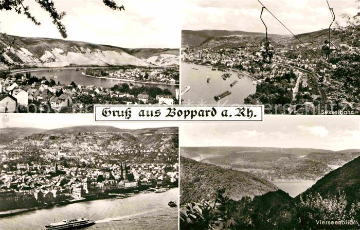 Boppard Rhein Panorama Sesselbahn Viersenblick