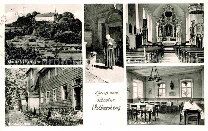Volkersberg Kloster Klosterkirche Gaestezimmer Klostergarten