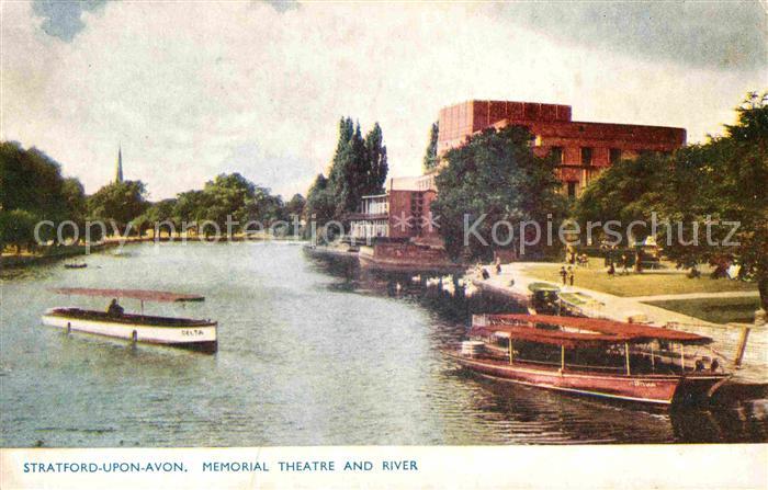 Stratford-Upon-Avon Theater am Fluss