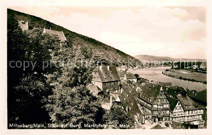 Miltenberg Main Burg Marktplatz Main