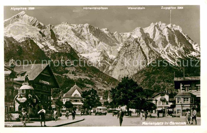 GARMISCH-PARTENKIRCHEN Bayern Marienplatz