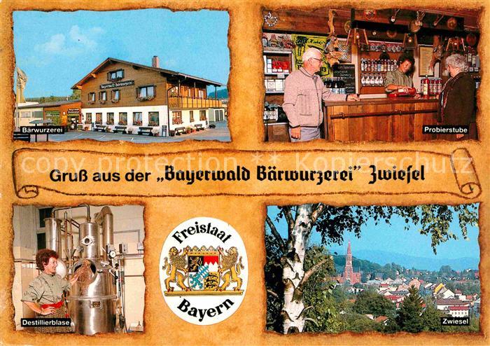 Zwiesel Niederbayern Bayerwald Baerwurzerei Destillierblase Panorama