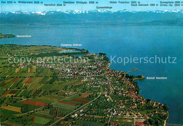 Langenargen Bodensee Fliegeraufnahme