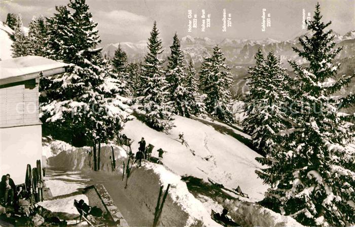 Ruhpolding Bayern Terrasse am Rauschberghaus