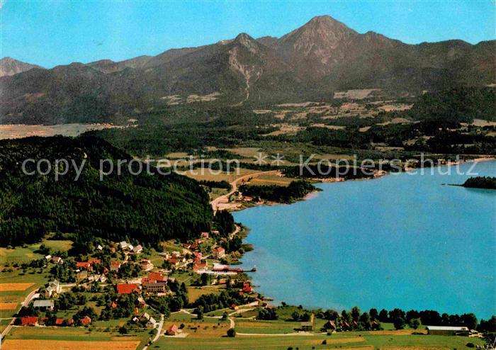 Egg Faakersee Fliegeraufnahme