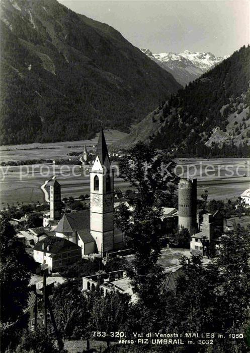 Mals Suedtirol Kirche Burg