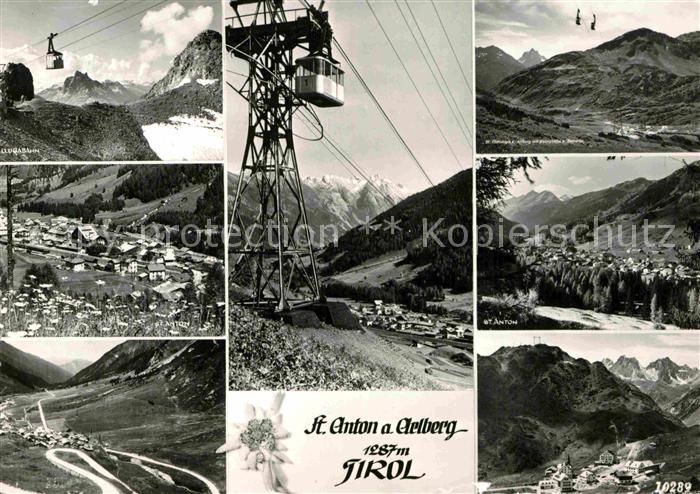 St Anton Arlberg Seilbahn Panorama