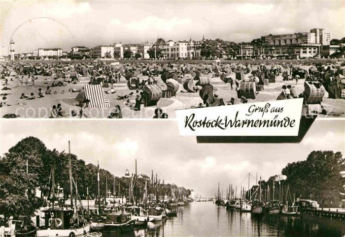 Warnemuende Ostseebad Strand Hafen