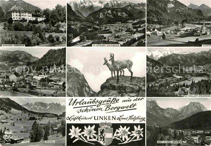 Unken Schloss Oberrain Zollamt Steinpass Heutal Drei Brueder
