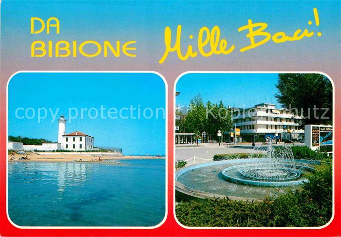 Bibione Leuchtturm Brunnen
