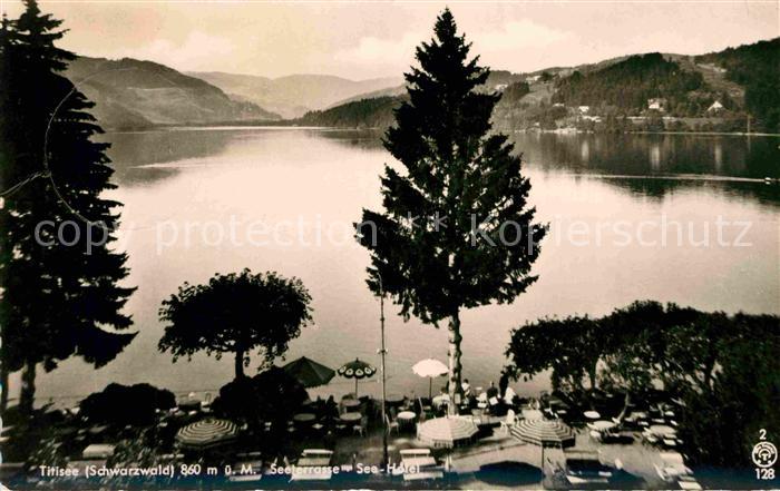 TITISEE Schwarzwald BW Seehotel Seeterrasse