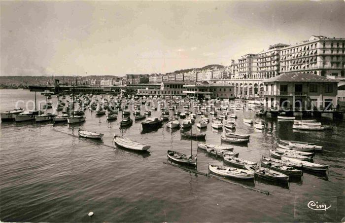 Alger Algerien Vue des Boulevards Club Nautique au 1er