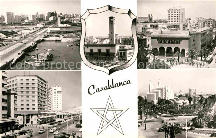 Casablanca Le Port Les Services Municipaux Avenue de l'Armee Royale Le Sacre Coe