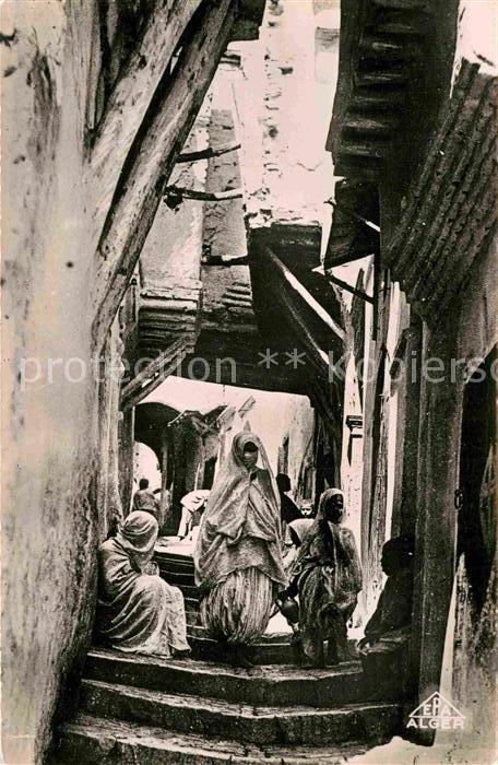 Alger Algerien Une Rue Arabe